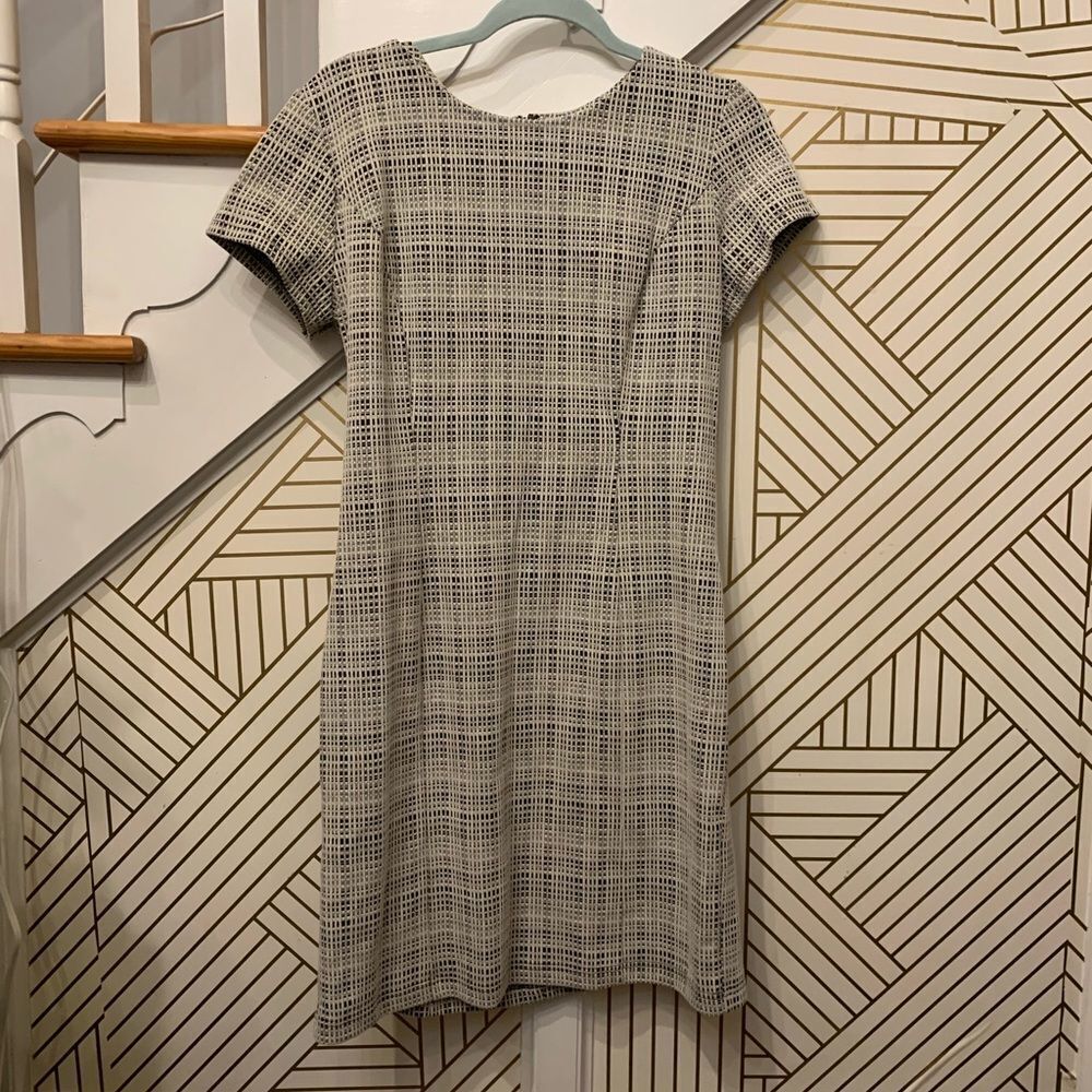 sharagano plaid dress